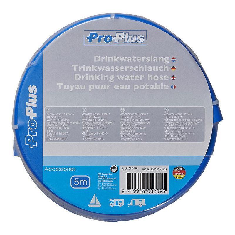 Drinking water hose blue 5,00M / 10x15mm - Kotikauppa