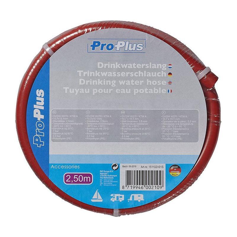 Drinking water hose red 2,50M / 10x15mm - Kotikauppa