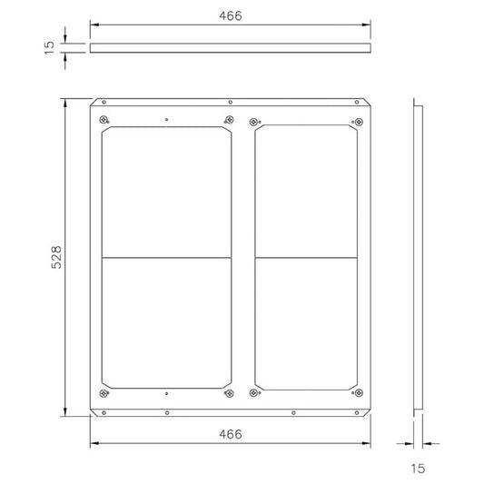 KESKUKSEN LISÄTARVIKE ASENNUSALUSTA EHSV140.19PS