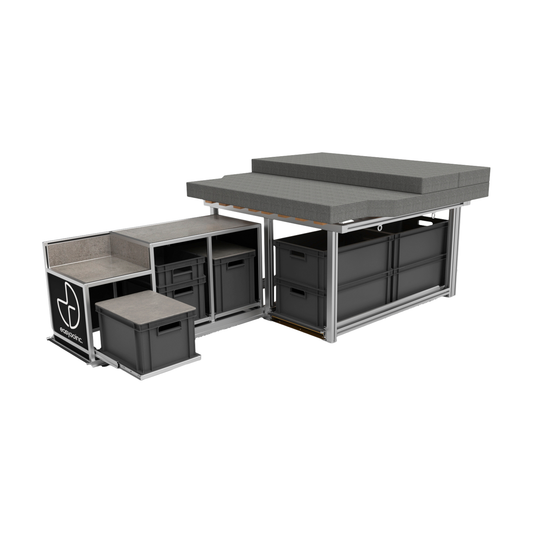 Easygoinc. Vanlife-moduuli SPORT Ford Transit Custom L1-L2 | FB-VLMS-15