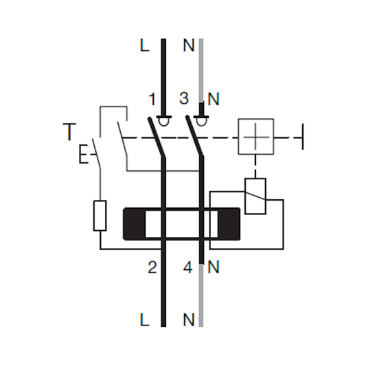 VIKAVIRTASUOJAKYTKIN HAGER CDA225K 2x25A 30mA A-TYYPPI