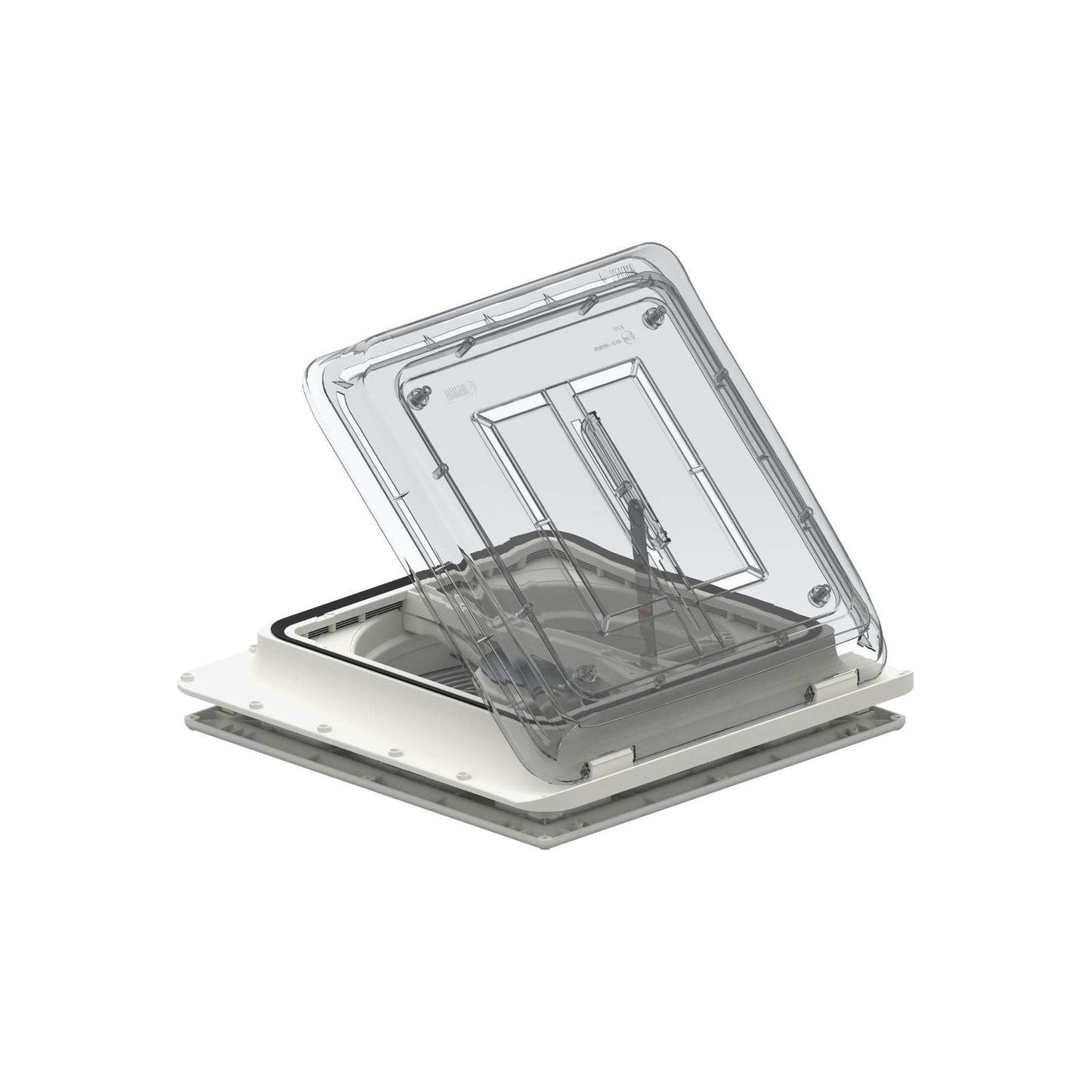 Fiamma Turbo Vent -kattoluukku 40x40 cm kristalli | 03624F02D | Kotikauppa