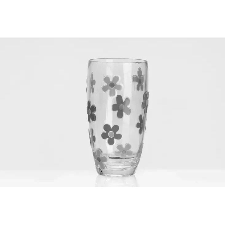 Flamefield korkea juomalasi Daisy harmaa, 2 kpl | SF502G | 5023412025022 | Kotikauppa | Flamefield