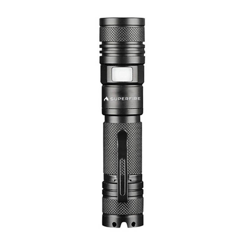 Flashlight Superfire A2, 650lm, USB - Kotikauppa