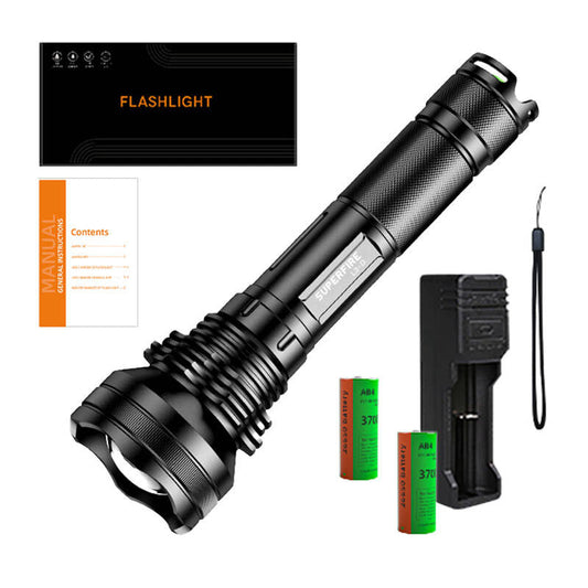Flashlight Superfire L3-D, 2700lm, USB - Kotikauppa