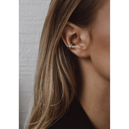 Flat Ear Cuff - Silver