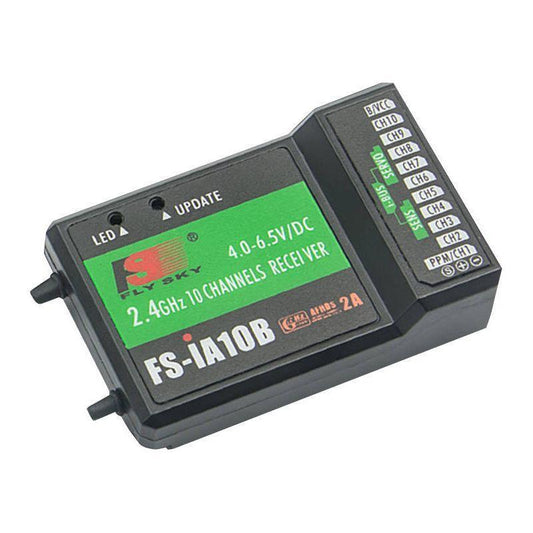 FlySky Receiver FS-iA10B, 10 channels AFHDS 2A - Kotikauppa
