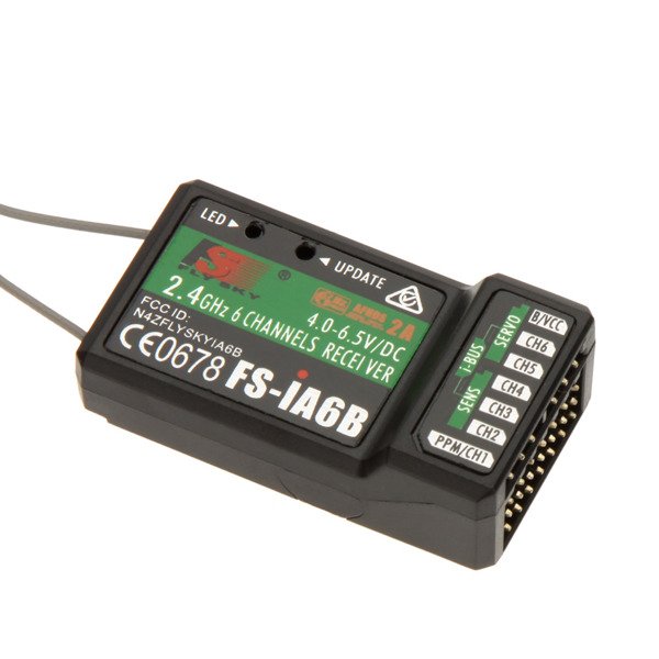 FlySky Receiver FS-iA6B, 6 channels AFHDS 2A - Kotikauppa