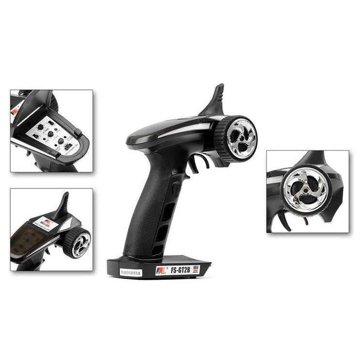 FlySky Transmitter FS-GT2B + Receiver FS-GR3E Set, 3 channels AFHDS - Kotikauppa