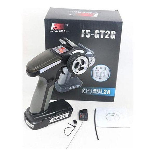 FlySky Transmitter FS-GT2G-220 + Receiver FS-A3 Set, 3 channels AFHDS - Kotikauppa