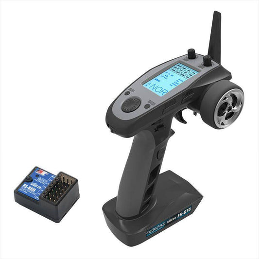 Flysky Transmitter FS-GT5 + Receiver BS6 Set, 6 channels AFHDS 2A - Kotikauppa