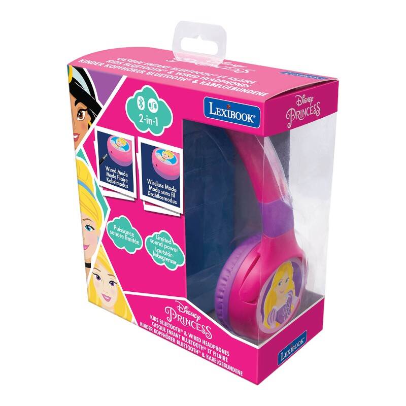 Foldable headphones 2in1 Disney Princess Lexibook - Kotikauppa