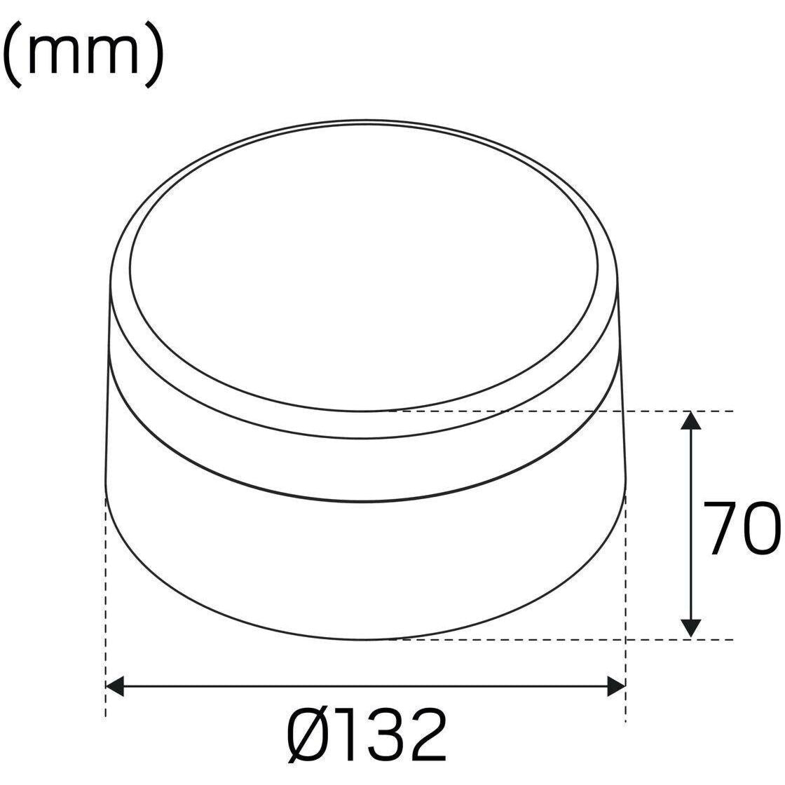 LED-saunavalaisin Hide-a-lite Heatwall 2700K teräs