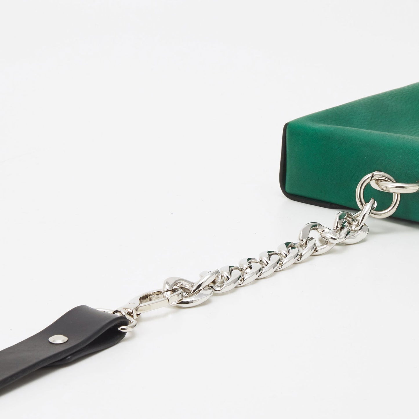Handmade Leather Envelope Bag - Green - Kotikauppa