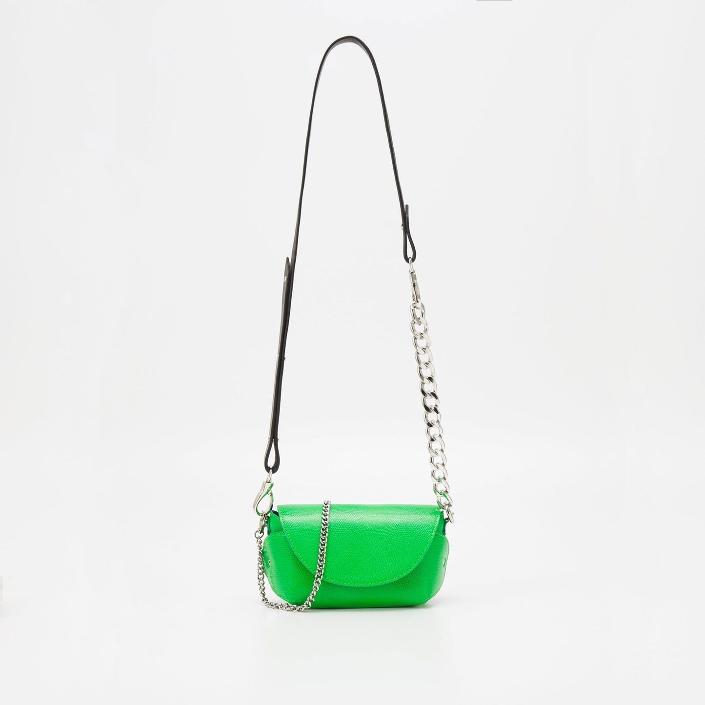Handmade Leather Shoulder - Neon Green - Kotikauppa
