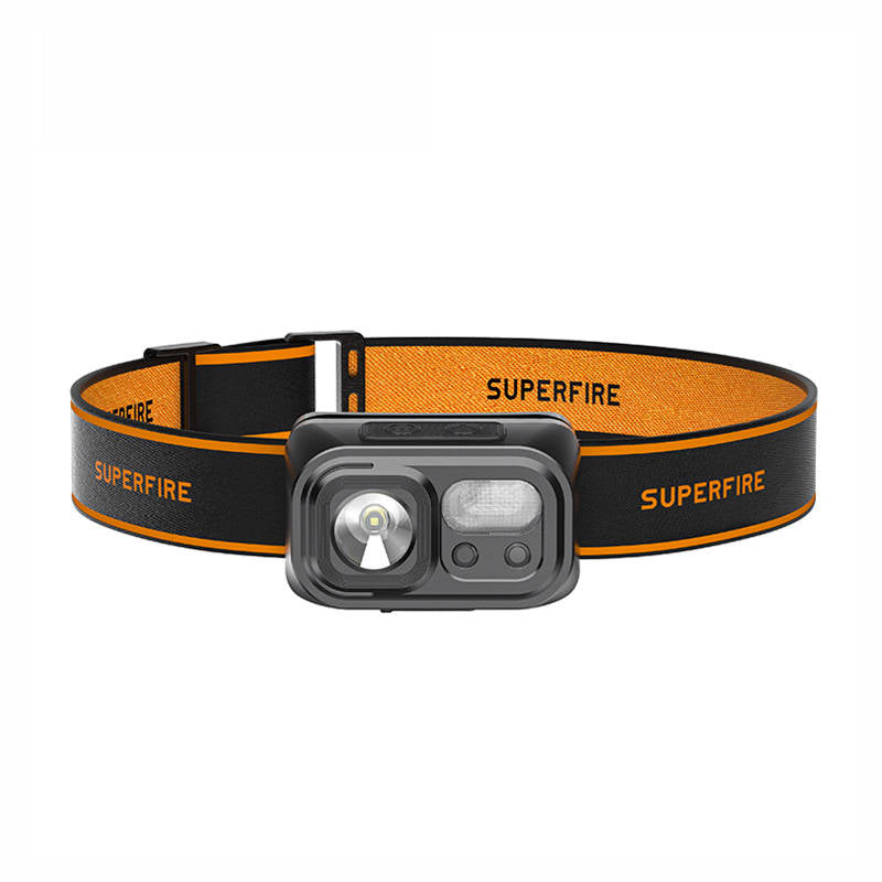 Headlamp Superfire HL23, 220lm, USB-C - Kotikauppa