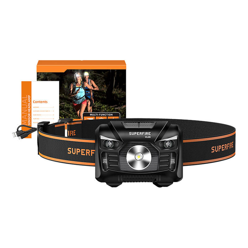 Headlight Superfire HL06, 500lm, USB - Kotikauppa