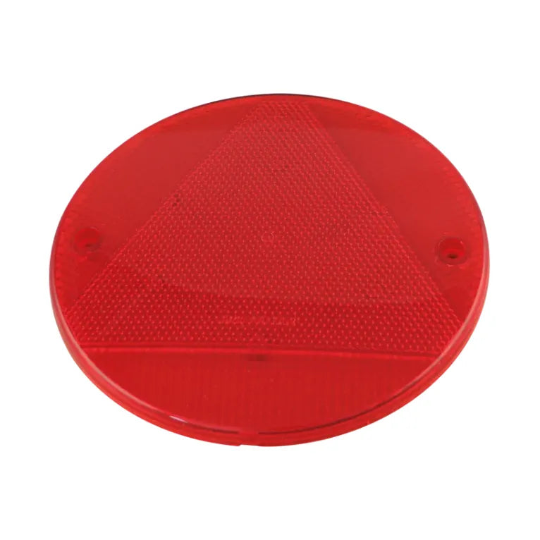 Heijastin pyöreä punainen kolmio Ruuvikiinnitys kolmio keskellä 155mm | 0900937 | | Kotikauppa |