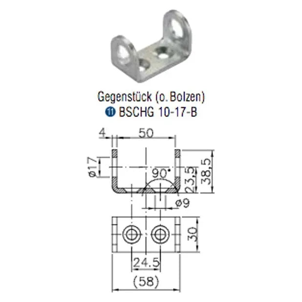 Hela 10-17-B BSCHG Hela 50/58mmx30mmx38,5mm | 1860093 | 4251302404119 | Kotikauppa |