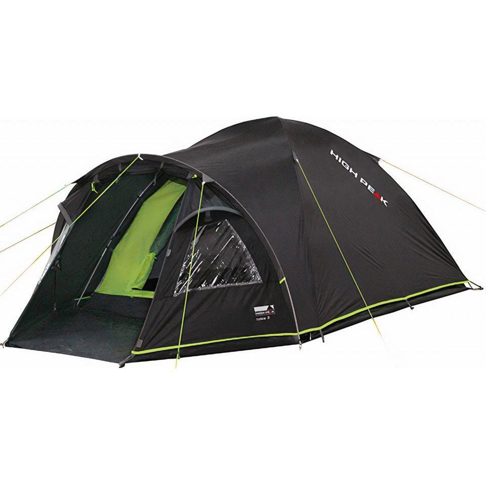 High Peak Talos kupoliteltta 4hlö (330cm*240cm*130cm) musta - Kotikauppa