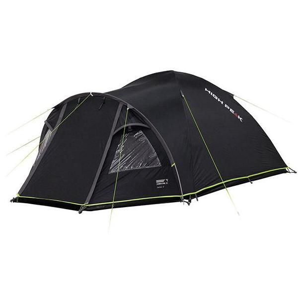 High Peak Talos kupoliteltta 4hlö (330cm*240cm*130cm) musta - Kotikauppa