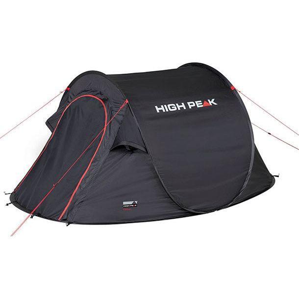 High Peak Vision Pop-up-teltta 3hlö musta - Kotikauppa