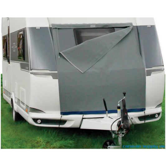 Hindermann-asuntovaunun keulan suojapressu Wintertime