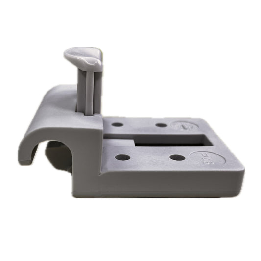 Pöytälevyn kiinnike liukukiskoon