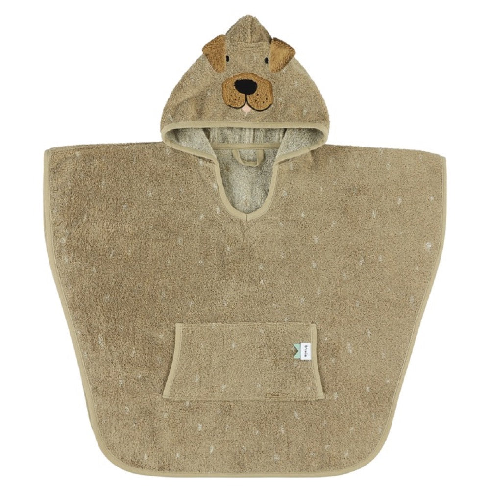 Hooded Bathing Poncho for Kids - Mr. Dog - Kotikauppa