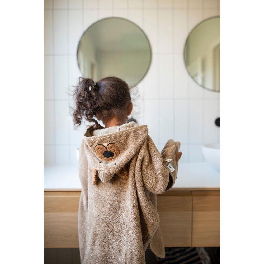 Hooded Bathing Poncho for Kids - Mr. Dog - Kotikauppa