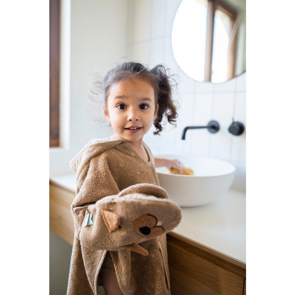 Hooded Bathing Poncho for Kids - Mr. Dog - Kotikauppa