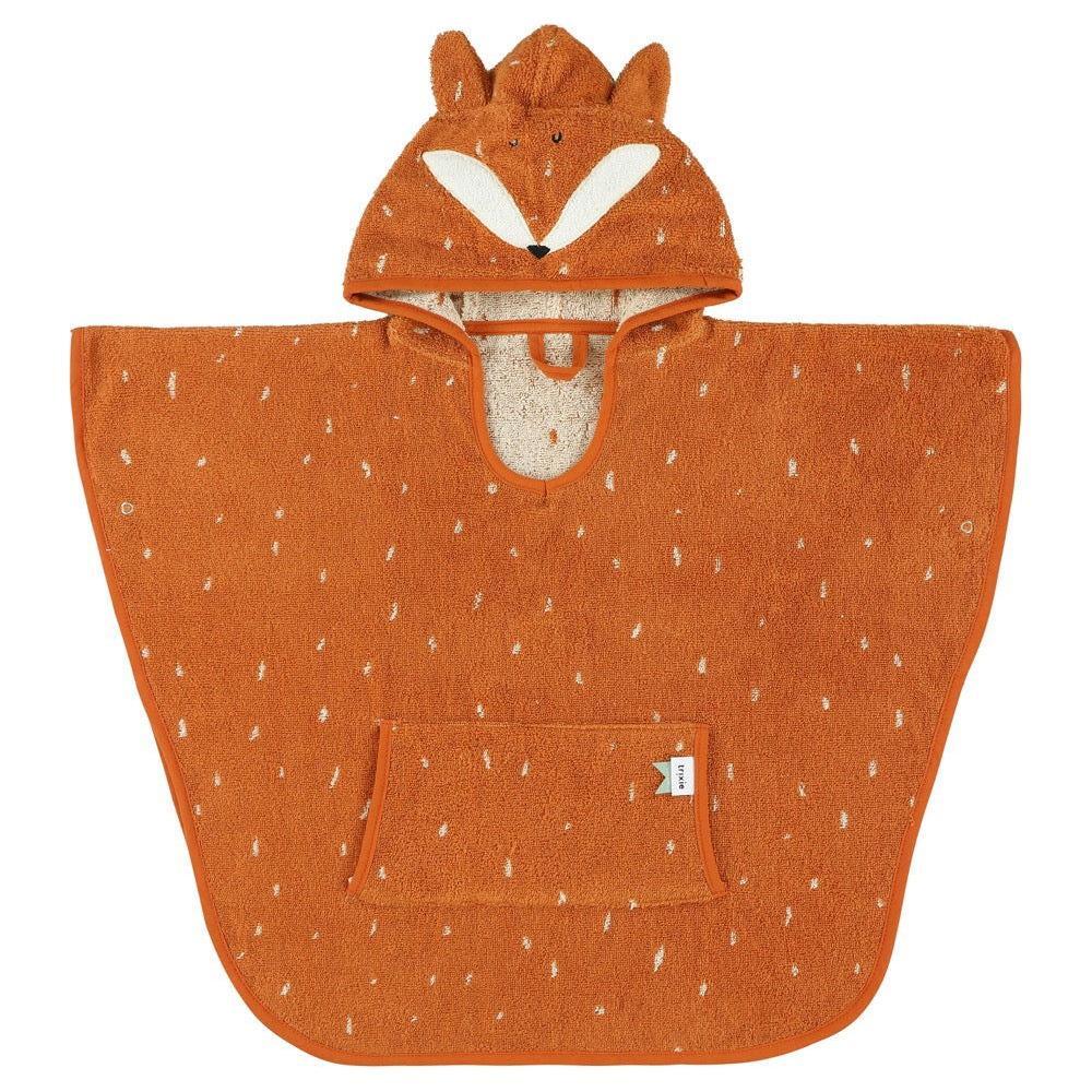 Hooded Bathing Poncho for Kids - Mr. Fox - Kotikauppa