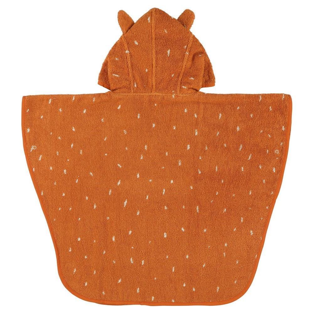 Hooded Bathing Poncho for Kids - Mr. Fox - Kotikauppa