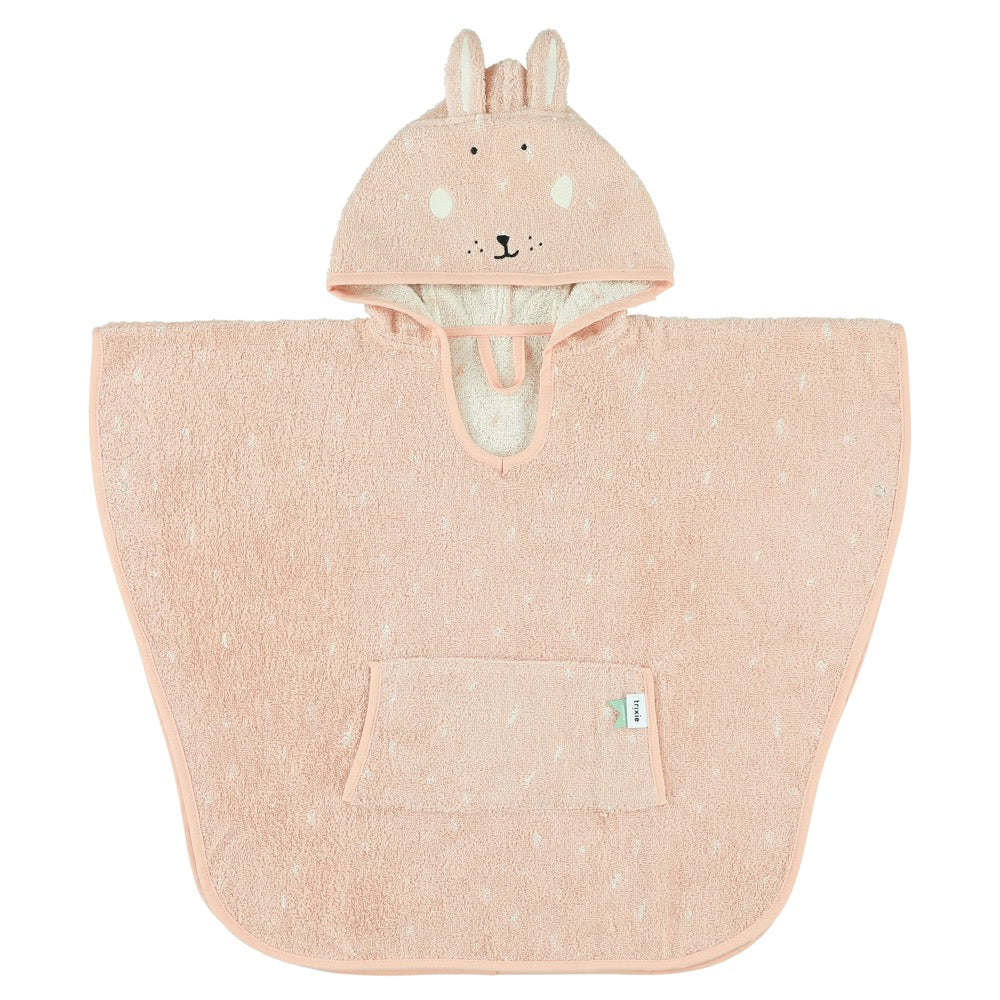 Hooded Bathing Poncho for Kids - Mrs. Rabbit - Kotikauppa