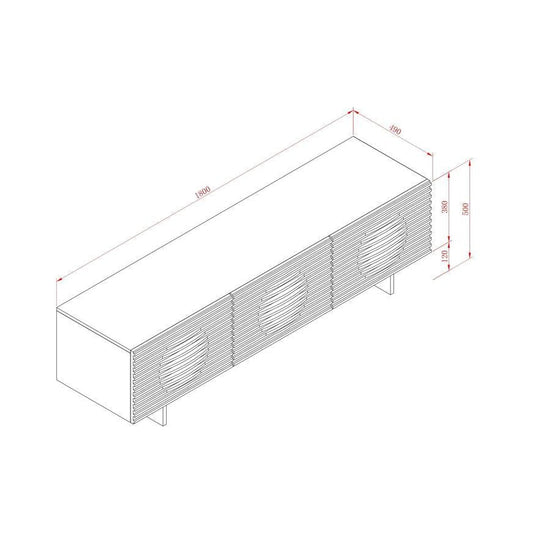 Hudson Tv-lipasto H12 - Kotikauppa