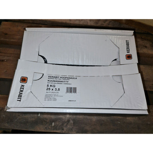 Huopanaula kuumasinkitty 25x3,5 mm 5 kg Kerabit - Kotikauppa