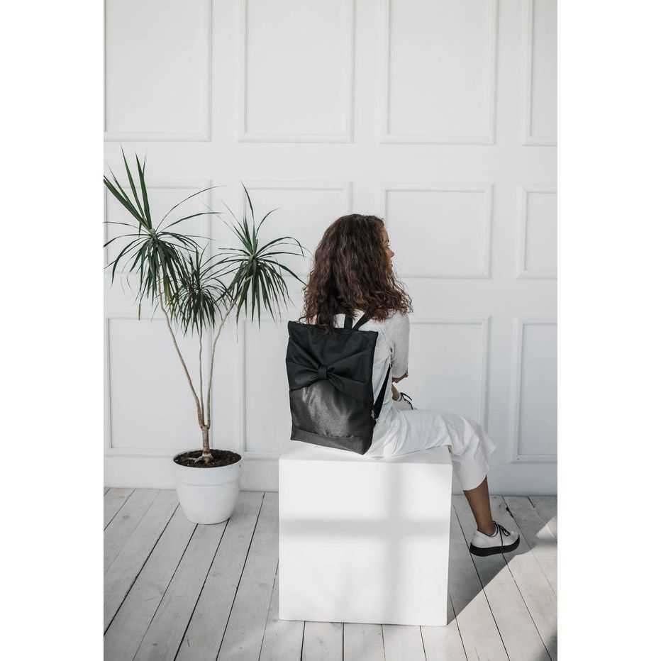Waterproof Backpack - Black Bow Large
