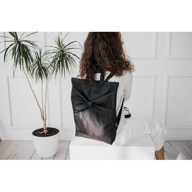 Waterproof Backpack - Black Bow Large