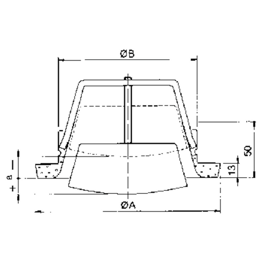 POISTOILMAVENTTIILI HALTON URH-100, KEHYSKIINN, VALKOINEN