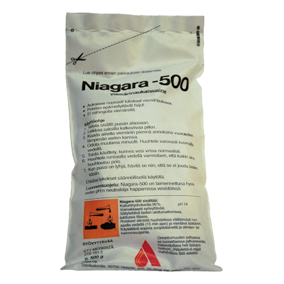 VIEMÄRINAVAUSAINE NIAGARA 0,5kg PUSSI 3265505 | 3265505 | 6418155001058 | Niagara | Kotikauppa
