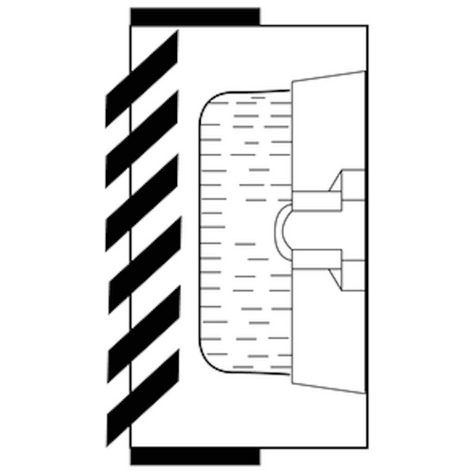 Saunavalaisin Ensto AVH11.1 mänty uppoasennus E27 IP44