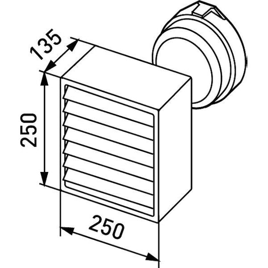 Saunavalaisin Ensto AVH11.2 mänty pinta-asennus E27 IP44