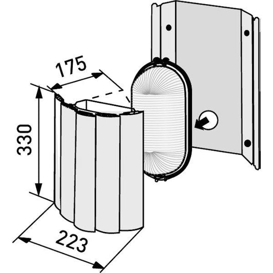 Saunavalaisin Ensto AVH15.2 mänty kulma-asennus E14 IP44 kaareva