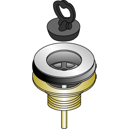 VESILUKON POHJAVENTTIILI 1 1/2 RUUVIKIINNITYS