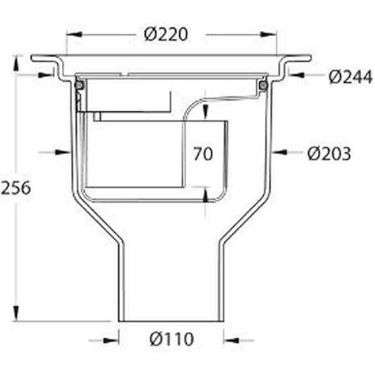 LATTIAKAIVO PYSTY PURUS HEAVY 110E VLR/PP