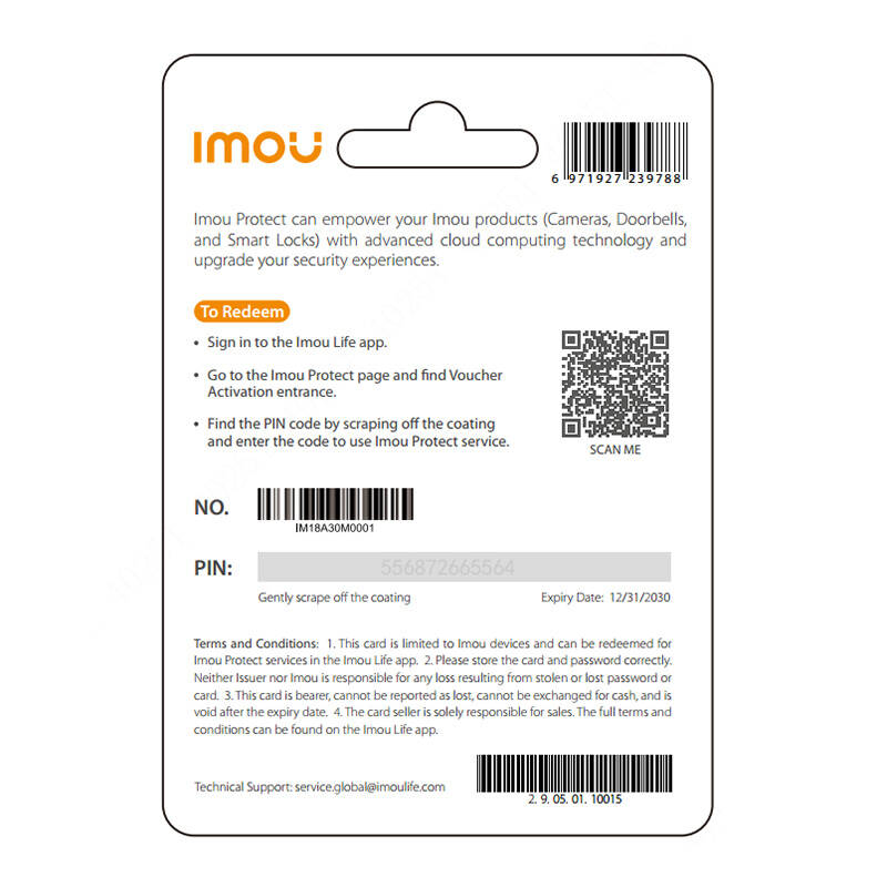 IMOU Protect Plus Gift Card (Annual Plan) - Kotikauppa
