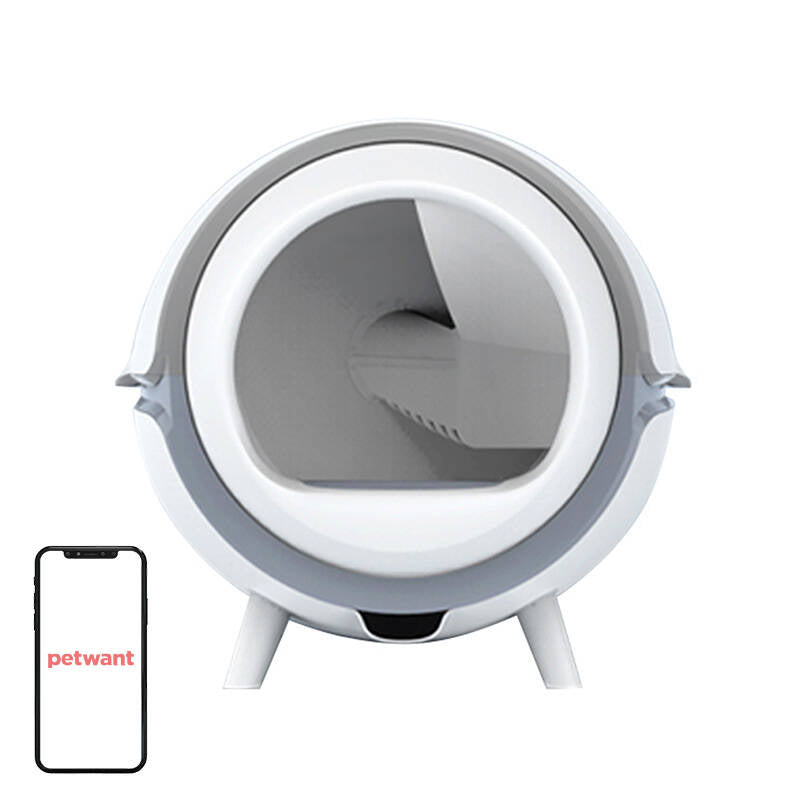 Intelligent self-cleaning cat litter box Petwant - Kotikauppa