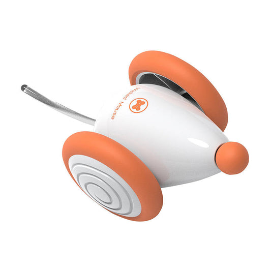 Interactive Cat Toy Cheerble Wicked Mouse (Apricot) - Kotikauppa