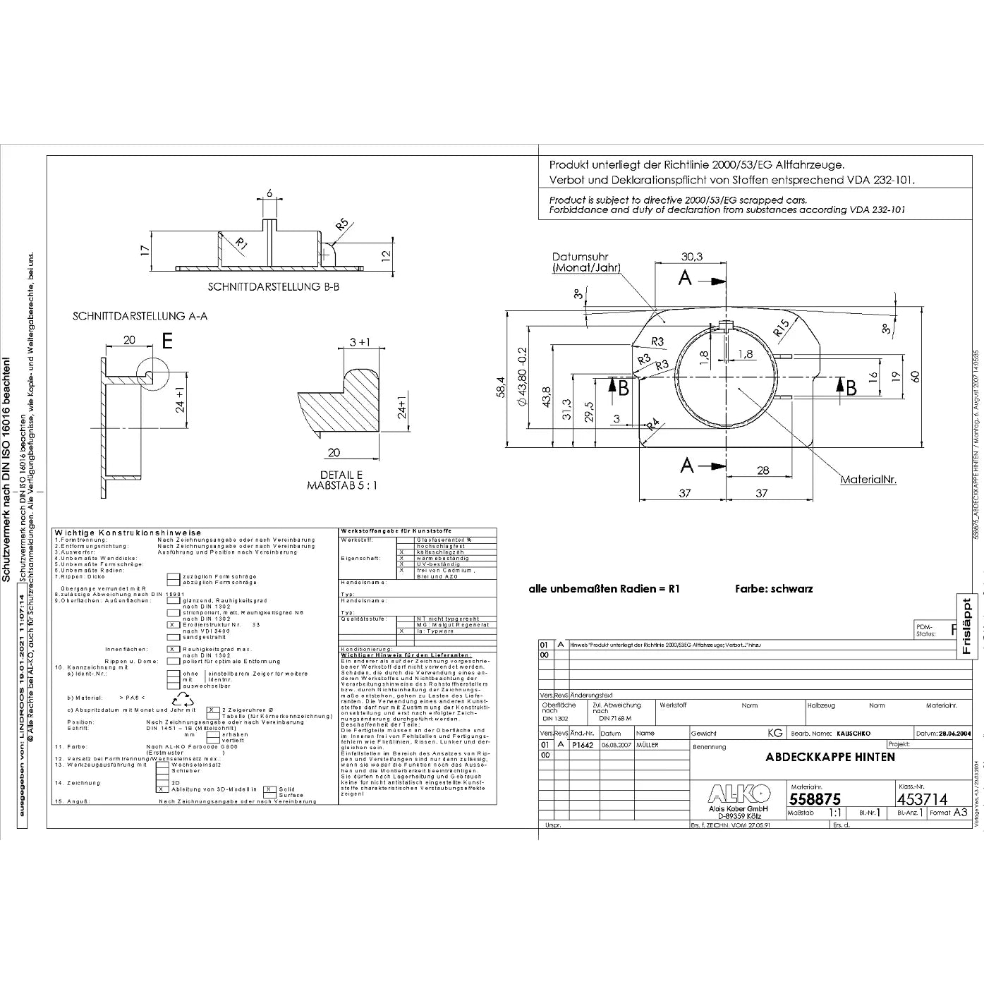 Irrotettavan vetokoukun tulppa | 558875 | | Kotikauppa |