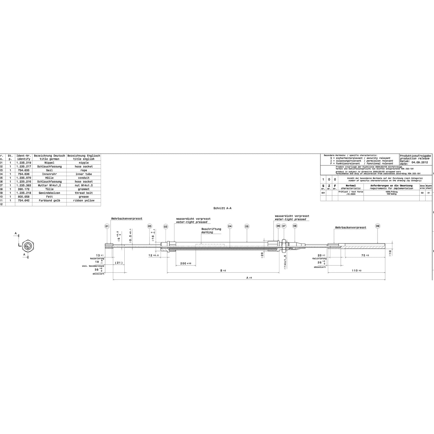 Jarruvaijeri 2020/1760mm AL-KO AL-KO jarruvaijeri 10mm kierre | 224609 | 4251302419939 | Kotikauppa | AL-KO